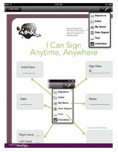 Signatures go hi tech with docusign ink