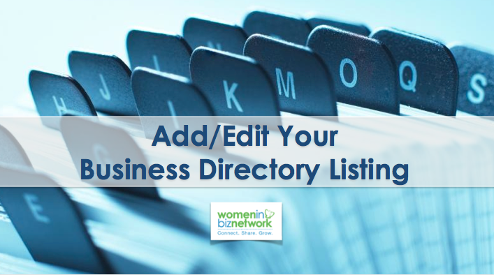 Add or Edit Your Business Directory Listing